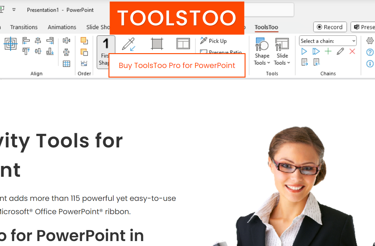 ToolsToo Pro v10.0.2 115个功能强大PPt工具插件