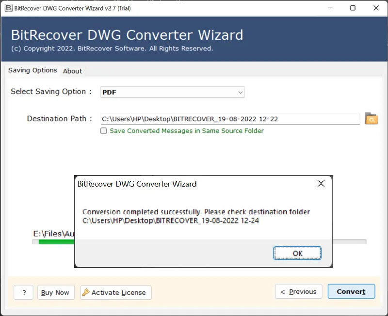 BitRecover DWG Converter Wizard v2.7 DWG多种格式转换器