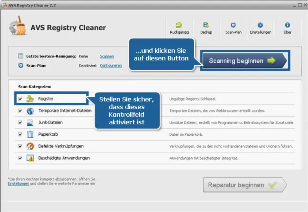 AVS Registry Cleaner v4.2.2.295 系统注册表清理软件