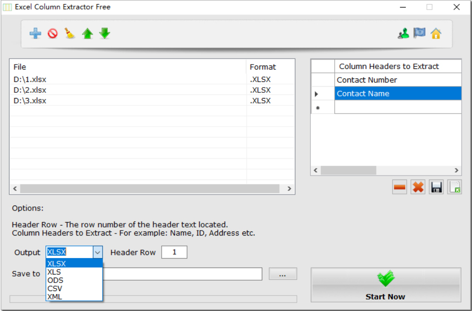 Excel Column Extractor Pro v1.2 Excel数据提取和合并工具