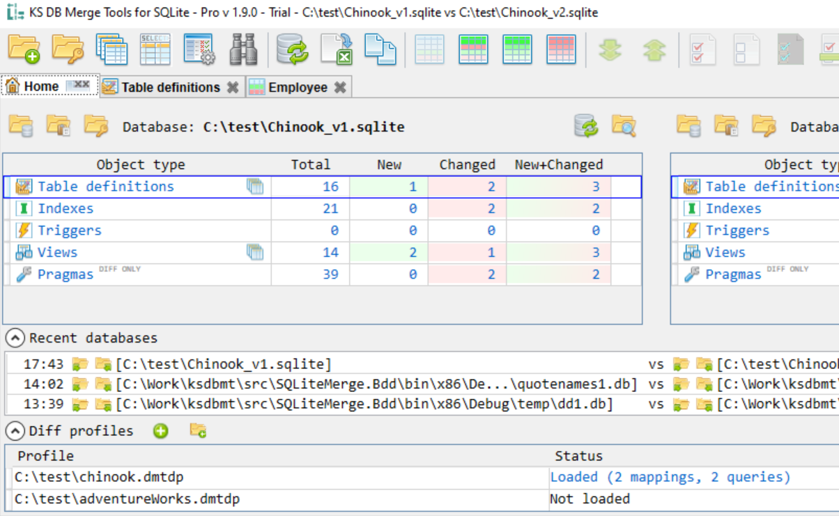 KS DB Merge Tools for SQLite Pro v1.10.2 QLite数据库差异和合并工具