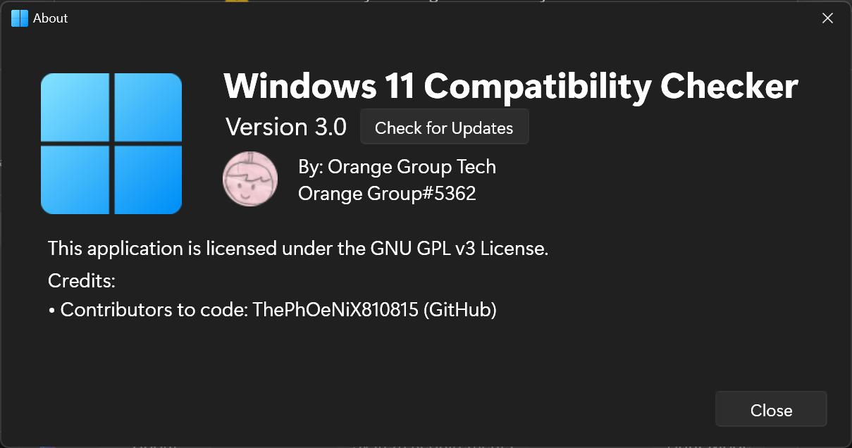 Windows 11 Compatibility Checker v3.0 系统兼容性检查器