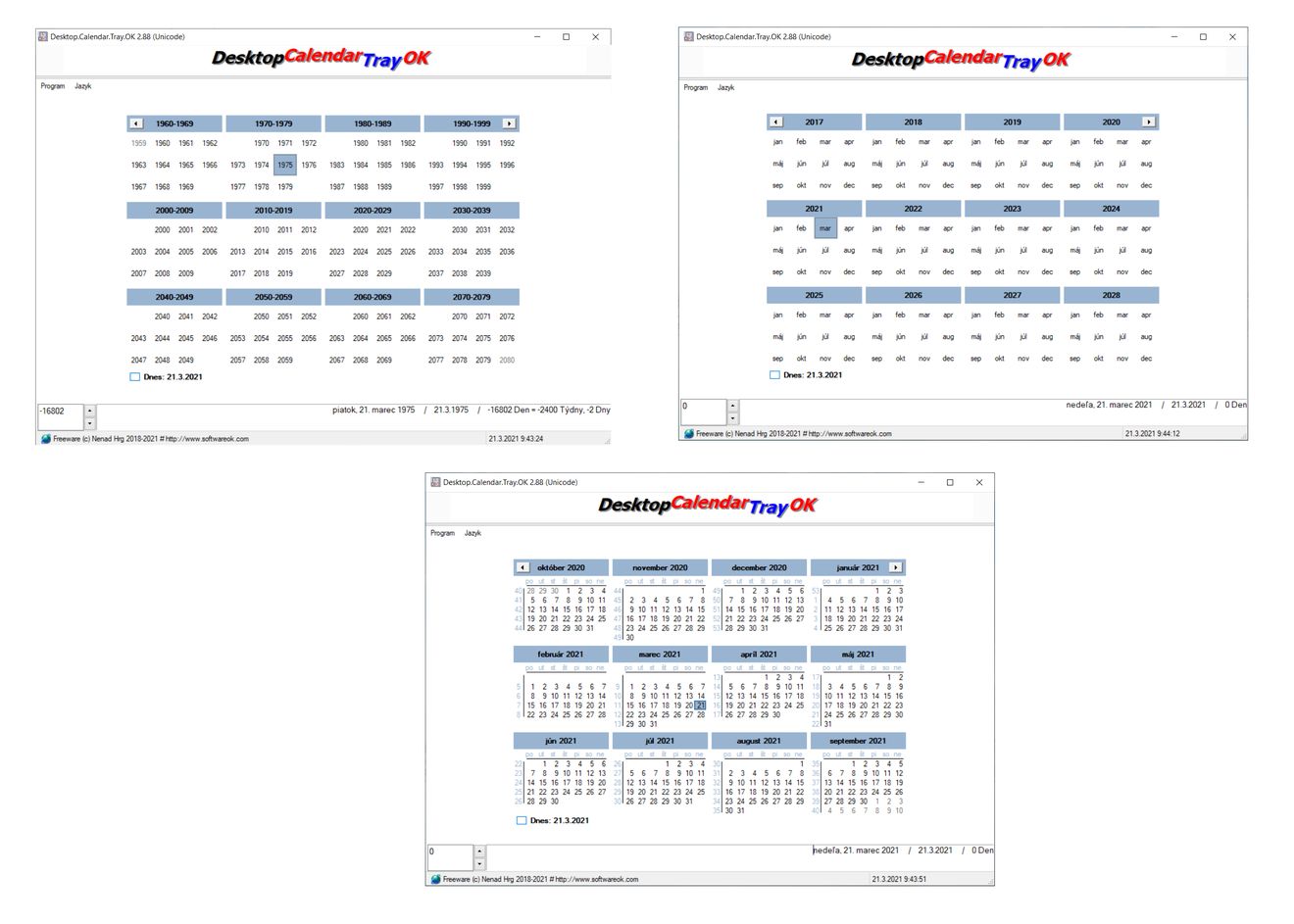 Desktop.Calendar.Tray.OK v4.06 实用日历小工具