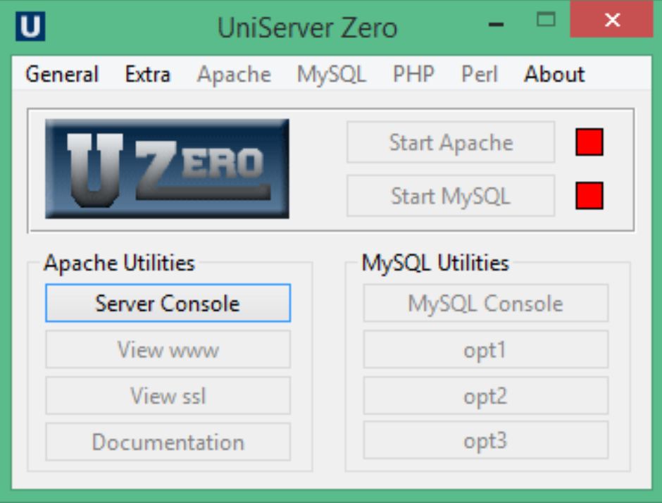 Uniform Server - Zero XIV v15.0.1 模拟器WEB服务器