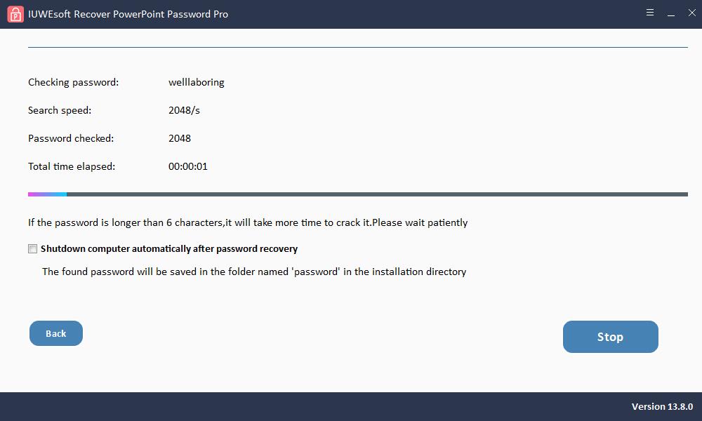 IUWEsoft Remove PowerPoint Permissions Password Pro v13.8.0 恢复丢失/忘记PPt密码工具