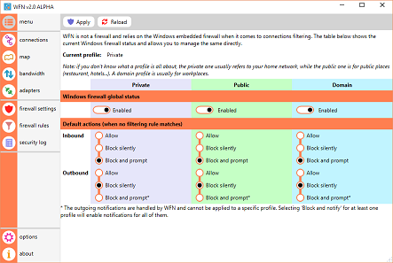 Windows Firewall Notifier v2.6 防火墙管理工具