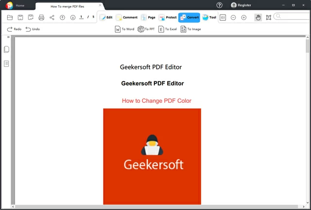 GeekerPDF v3.3.1.0123 PDF处理工具