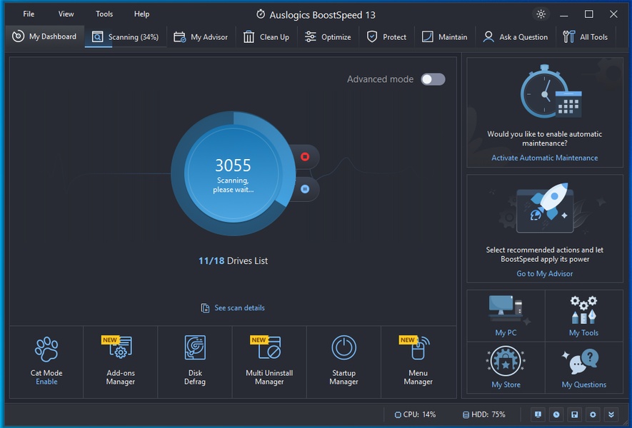 Auslogics BoostSpeed v13.0.0.7 优化和加速电脑工具