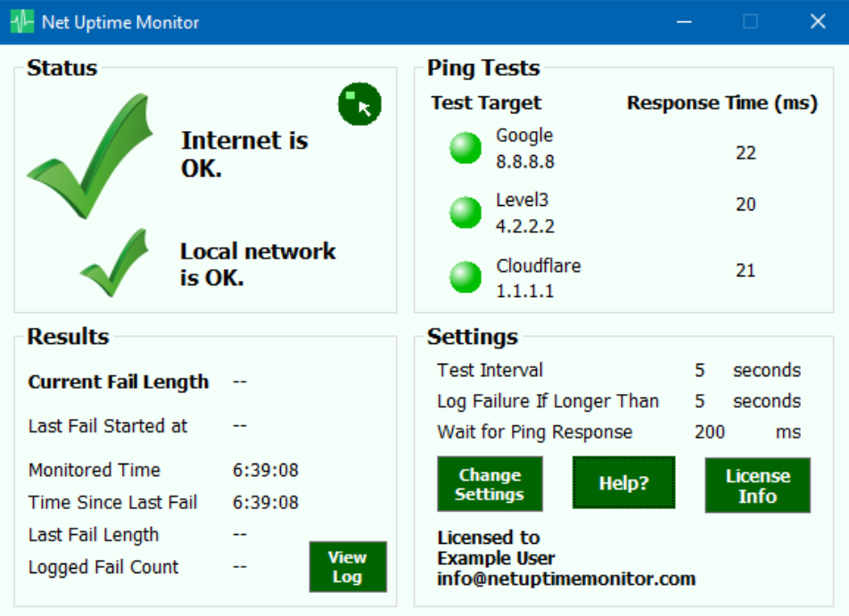 Net Uptime Monitor v2.0.24 互联网连接监控工具