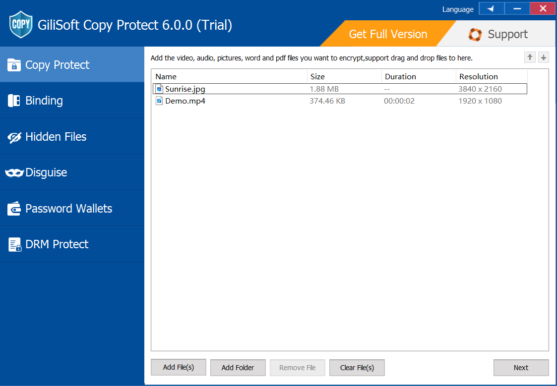 Gilisoft Copy Protect v6.8 文件保护工具