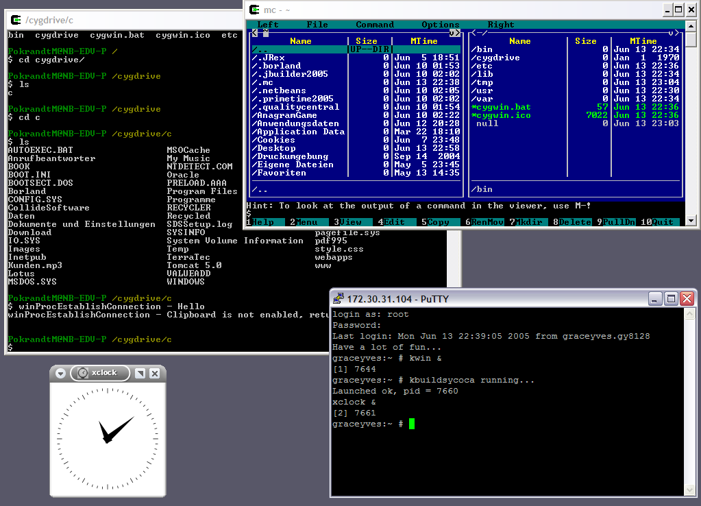 Cygwin v3.5.3 类Unix环境和接口工具集