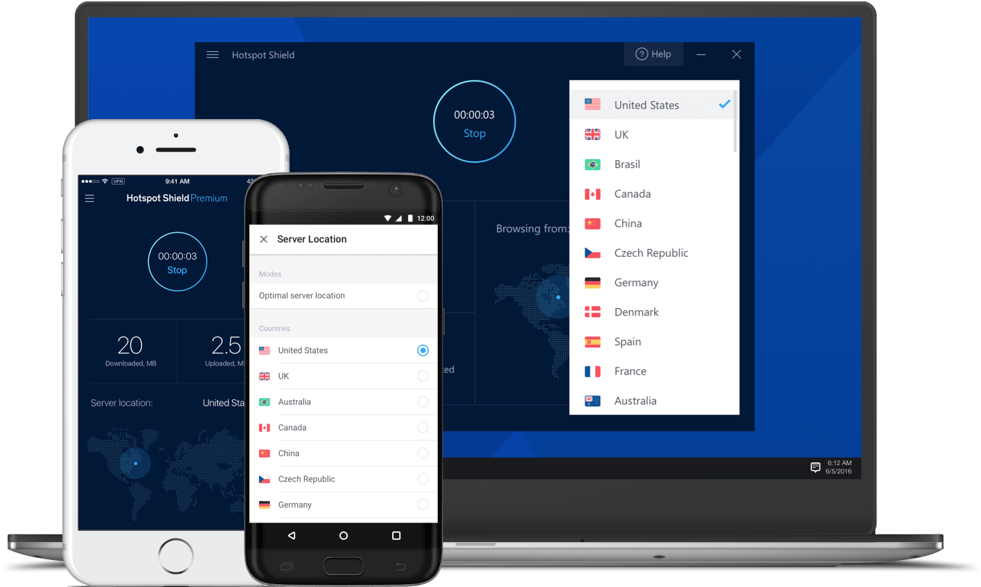 Hotspot Shield v12.8.3 私密地浏览网络VPN