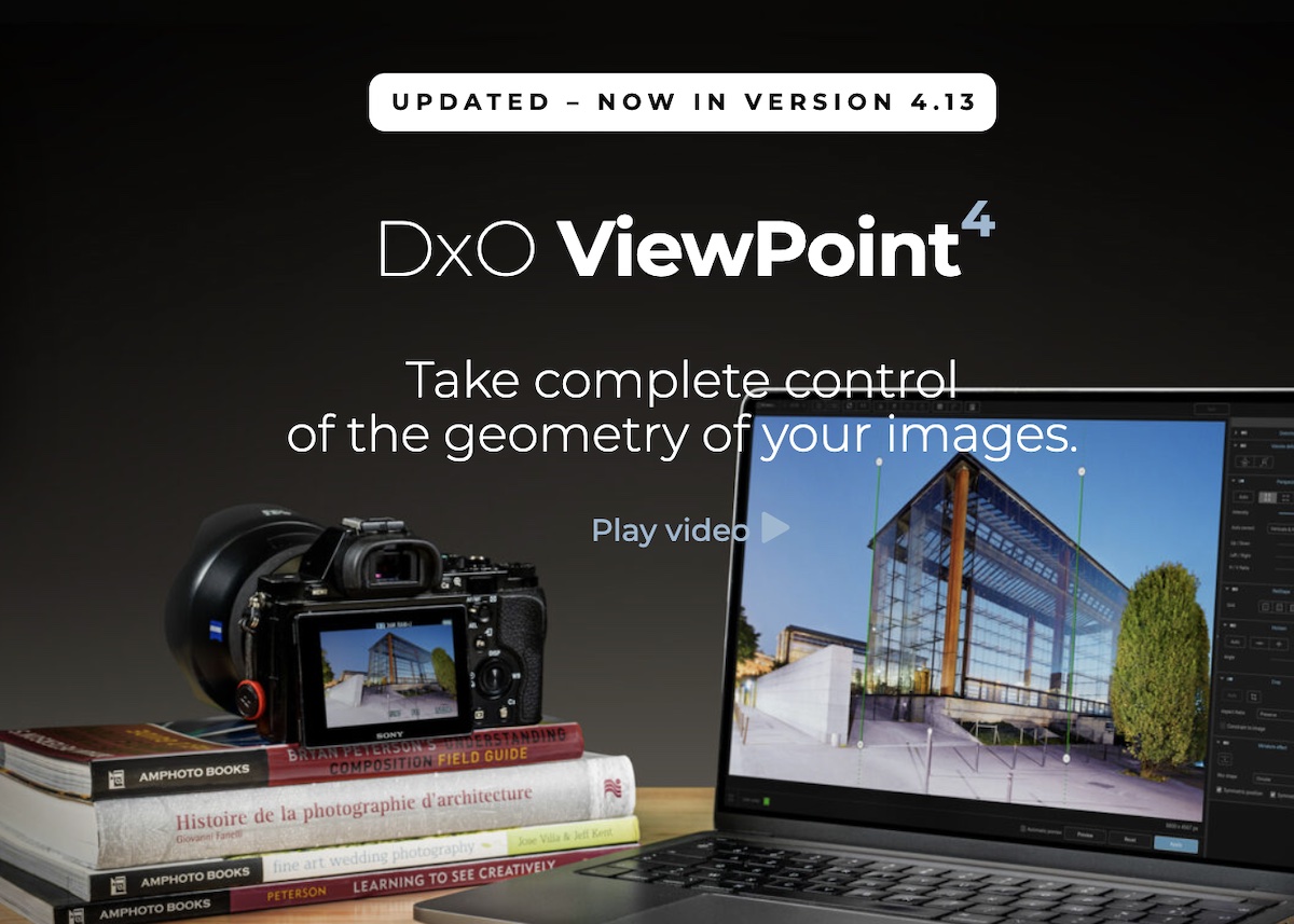 DxO ViewPoint v4.16.0 Build 302 图像几何和镜头瑕疵矫正软件