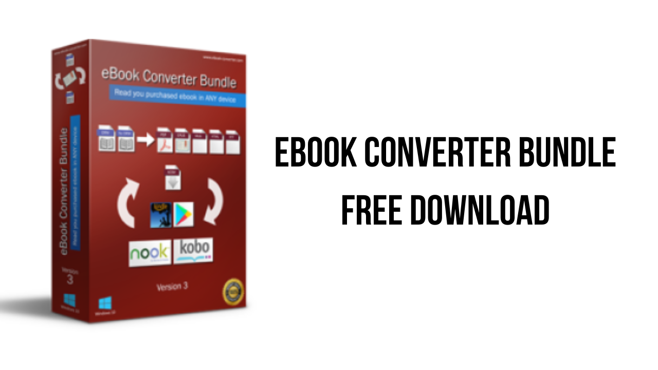 eBook Converter Bundle v3.24.10520.456 批量电子书转换工具