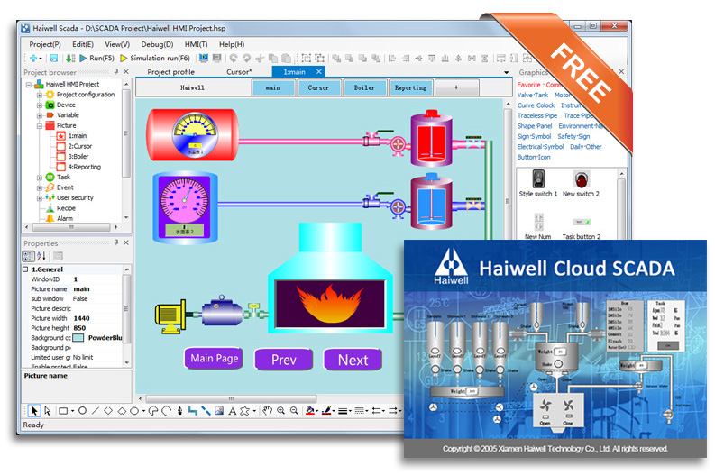 Haiwell Cloud SCADA v3.36.9.8 自动化云监控系统