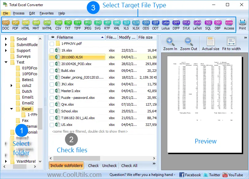 Coolutils Total Excel Converter v7.1.0.46 Excel文件多格式转换器