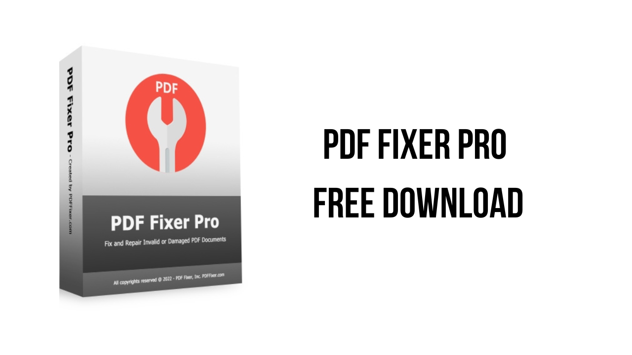 PDF Fixer Pro v1.4 修复损坏PDF文件工具