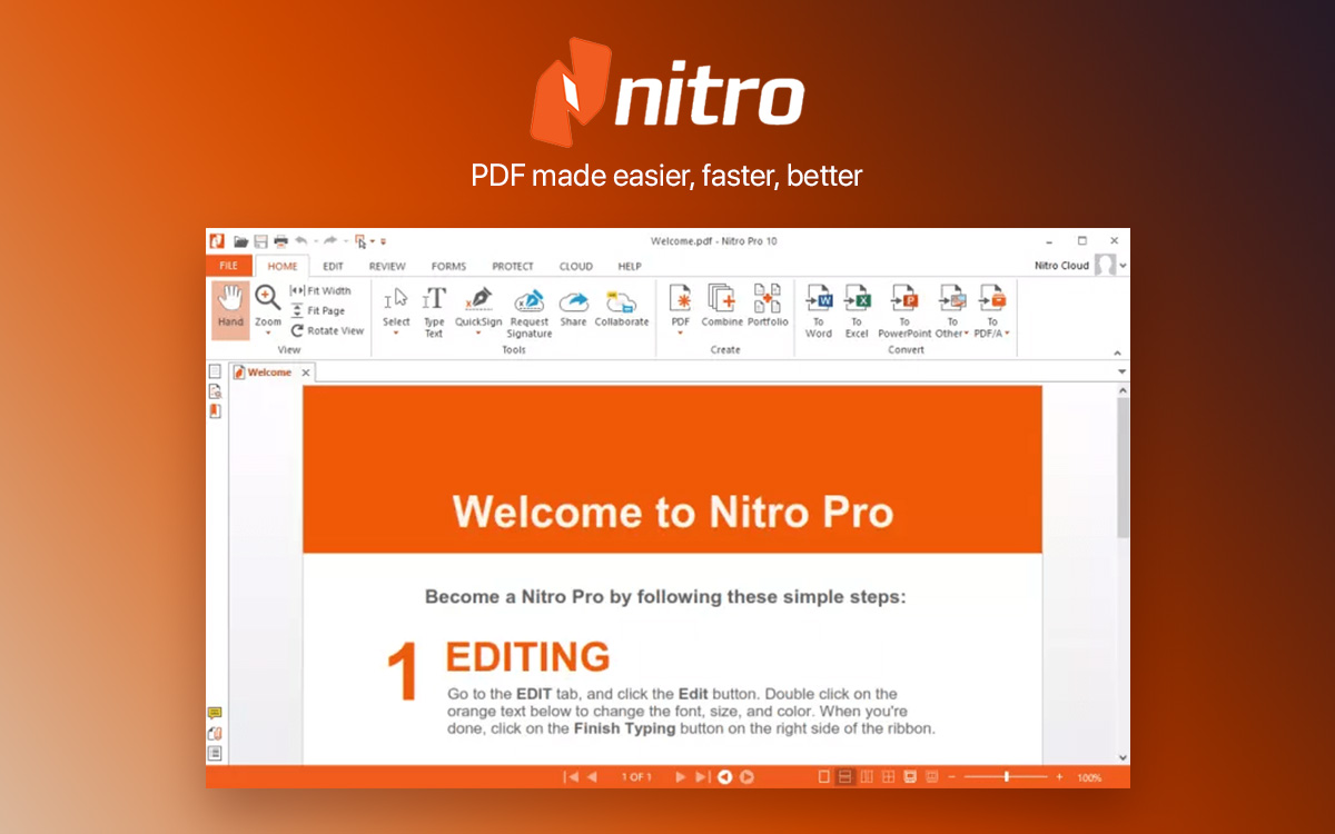 Nitro Pro Enterprise v14.26.0.17 PDF工具和电子签名软件