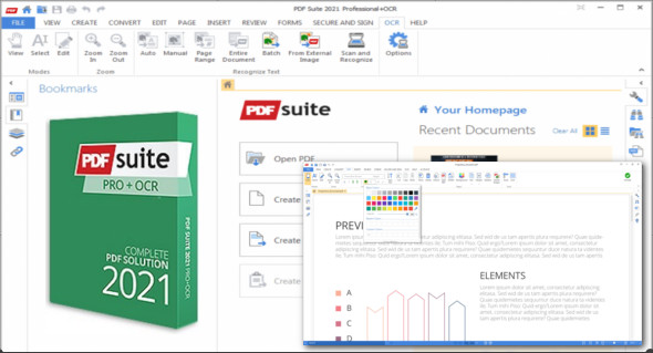 PDF Suite 2021 Professional + OCR v19.0.36.0001  PDF解决方案软件