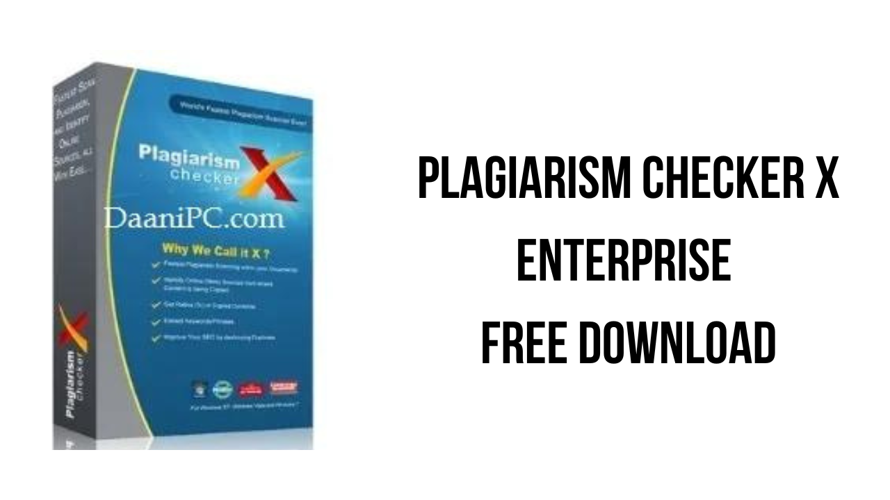 Plagiarism Checker X Enterprise v9.0.3 文字抄袭检测工具