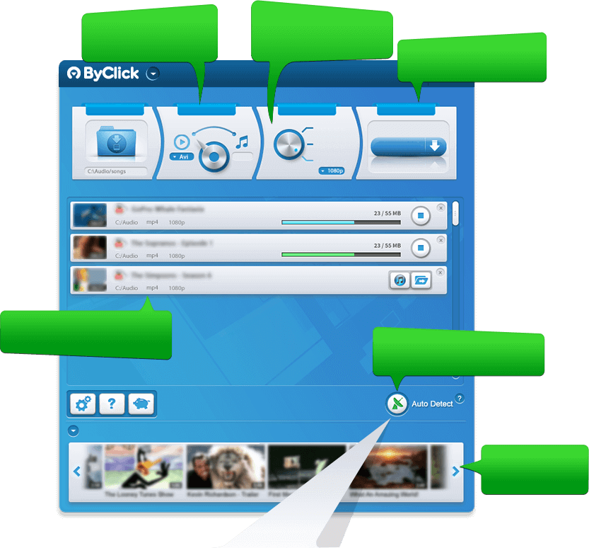 By Click Downloader v2.4.6 视频YouTube下载器