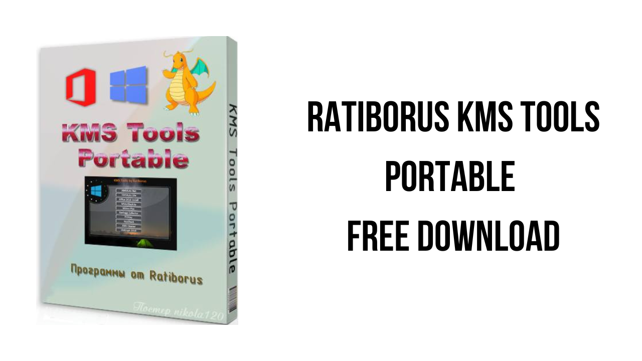 Ratiborus KMS Tools Lite v13.04.2024 Windows和Office密钥激活工具