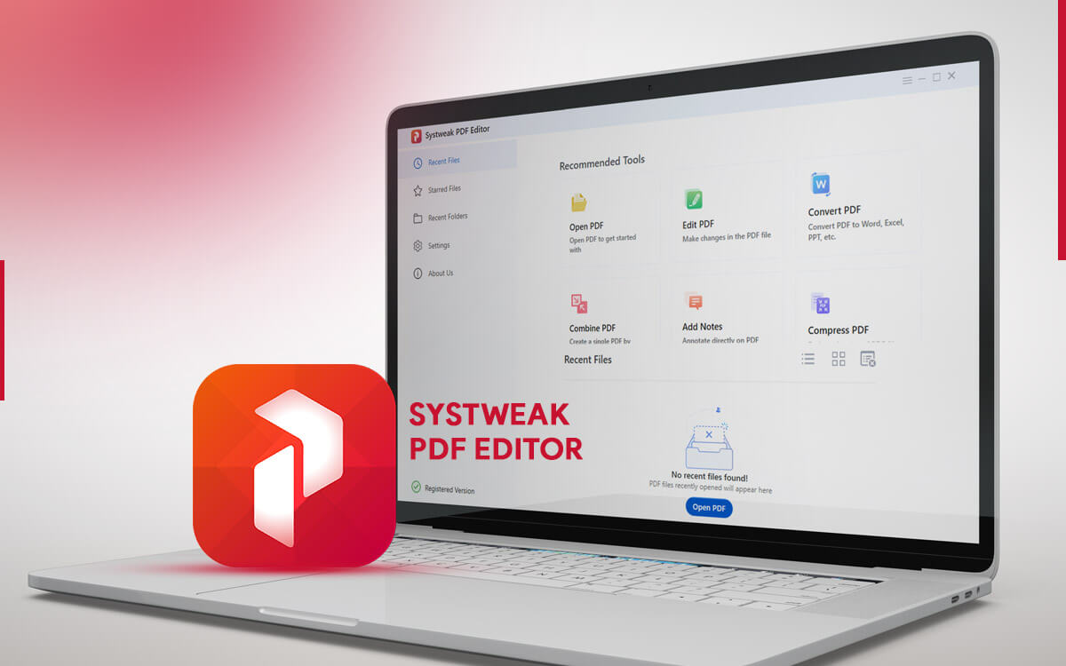 Systweak PDF Editor v1.0.0.4422 全能PDF编辑器