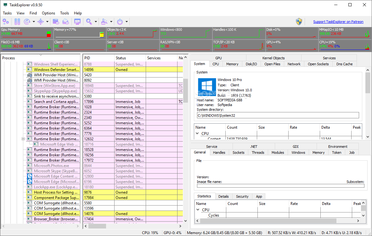 Task Explorer v1.5.5c 系统监控和任务管理工具