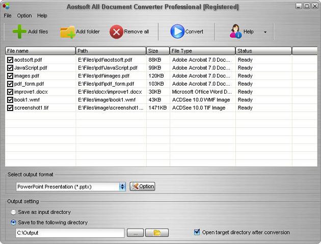 Aostsoft All Document Converter Professional v4.0.2 全文档转换器