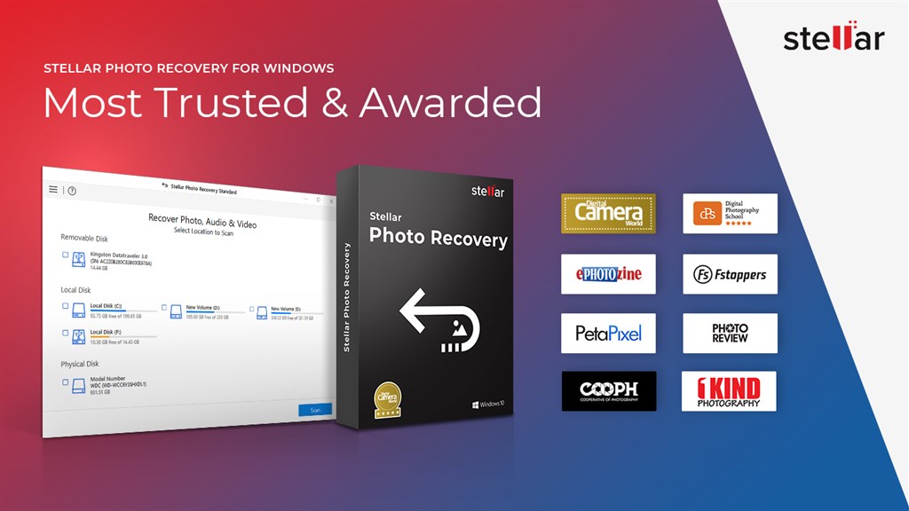 Stellar Photo Recovery Premium v11.8.0.4 照片和视频修复软件