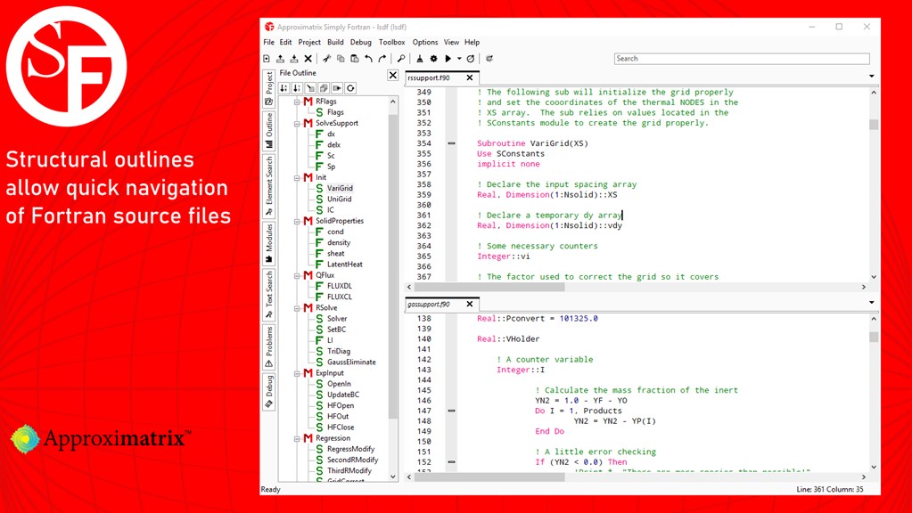 Approximatrix Simply Fortran v3.35.4216 编程语言文本编辑器