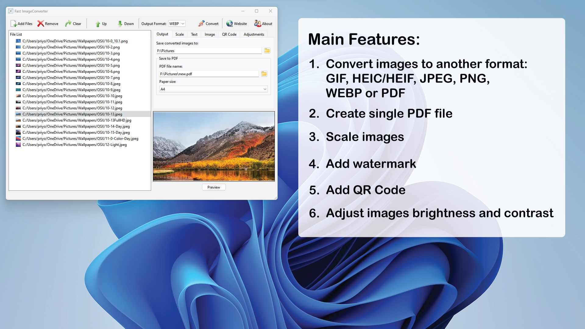 Fast ImageConverter v3.0.0 图像转换工具