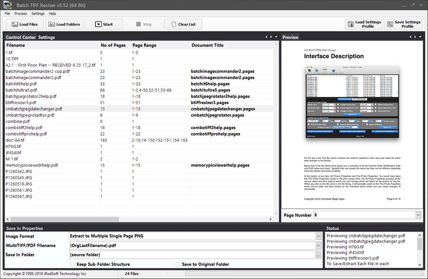 Batch TIFF PDF Resizer v4.29 批量TIFF和PDF大小调整器