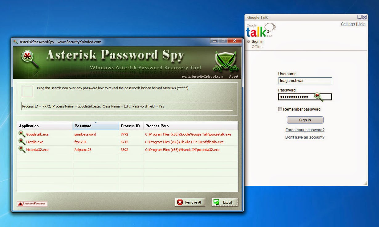 Asterisk Password Spy v12.0 Windows密码恢复工具