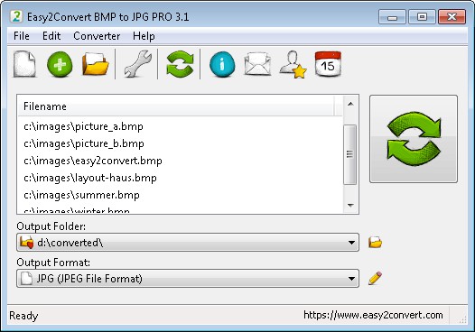 Easy2Convert BMP to JPG Pro v3.1 图像转换工具