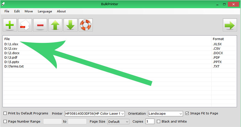 BulkPrinter v1.0 批量打印文件工具