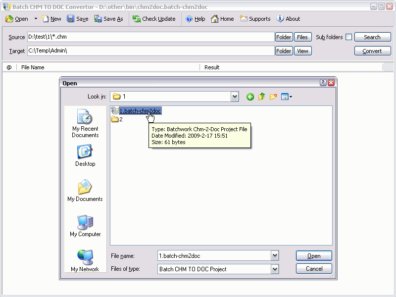 Batch CHM to DOC Converter 2023.15.928.3304 批量CHM到Word转换器