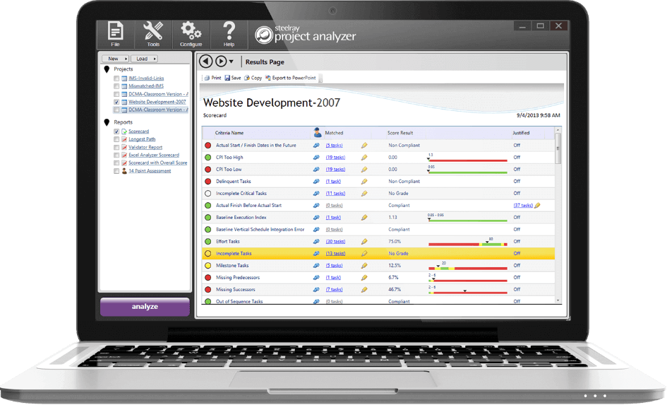 Steelray Project Analyzer v7.17.4 项目日程分析软件工具