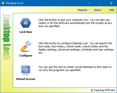 TopLang Desktop Lock Business v7.3.4.1 电脑桌面锁定软件