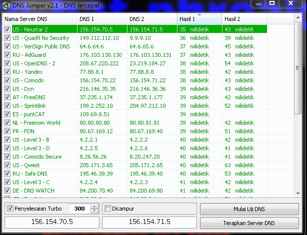 DNS Jumper v2.3 管理DNS设置工具