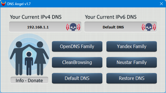 DNS Angel v1.7 阻止恶意和过滤内容工具