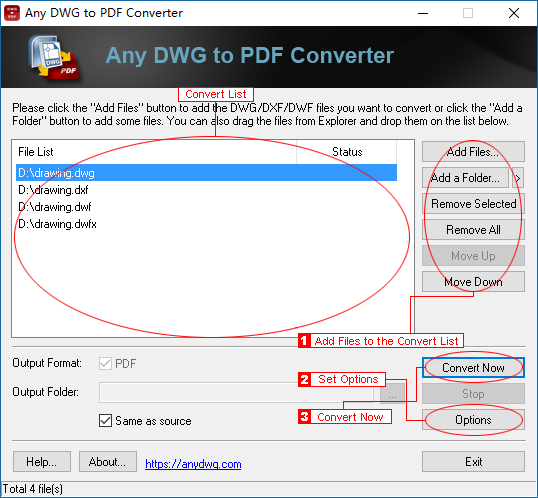 Any DWG to PDF Converter Pro 2023.0 批量DWG转换为别格式工具