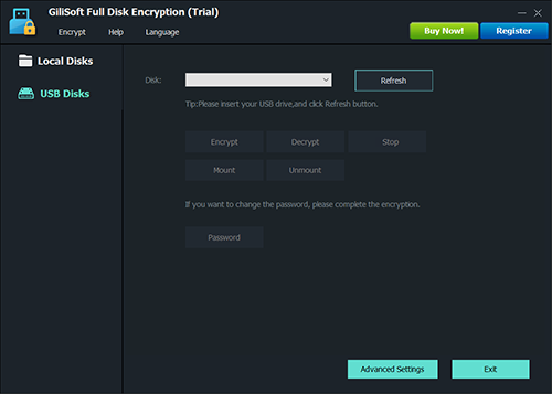 Gilisoft Full Disk Encryption v5.4 磁盘密码加密软件