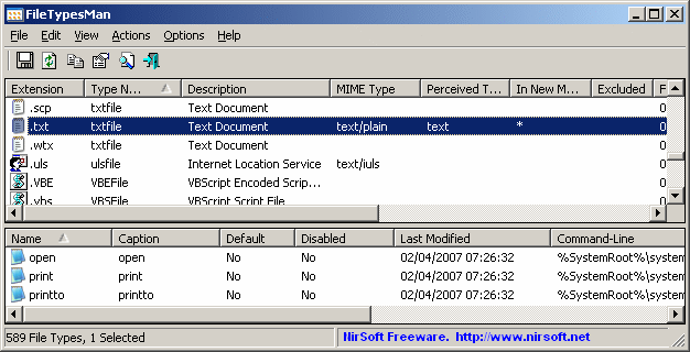 FileTypesMan v2.00 文件类型管理工具