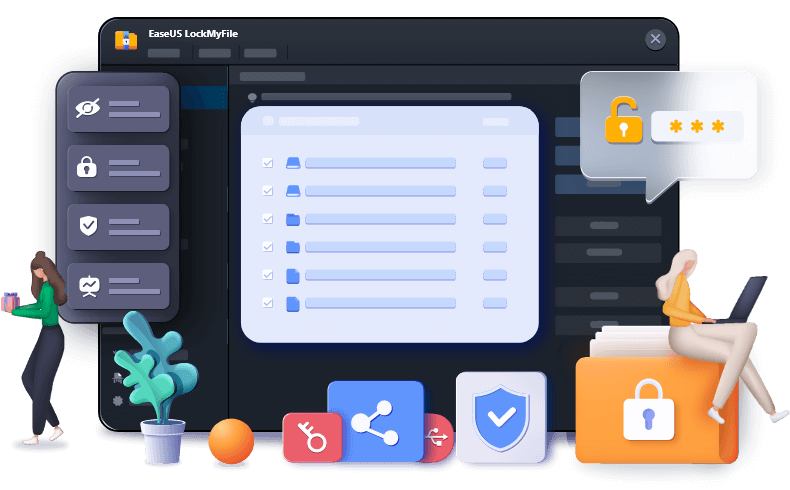 EaseUS LockMyFile v1.2.4.0 加密和隐藏文件夹软件