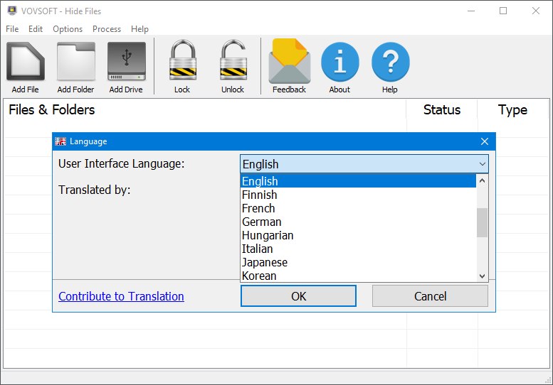 VovSoft Hide Files v8.5 文件与隐藏加密工具