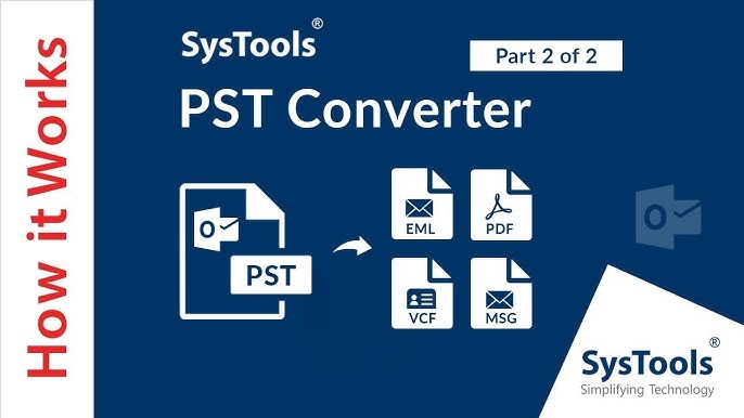 SysTools PST Converter v8.0 PST邮件文件转换器