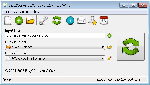 Easy2Convert ICO to JPG Pro v3.1 图像转换工具