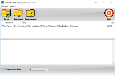 Alternate EXE Packer v2.720 压缩和解压EXE/DLL文件工具