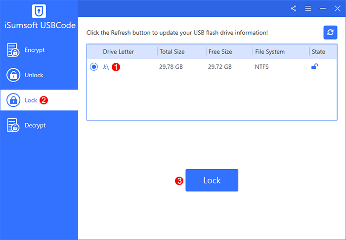 iSumsoft USBCode v3.0.9.7 加密与解密和锁定USB驱动器工具